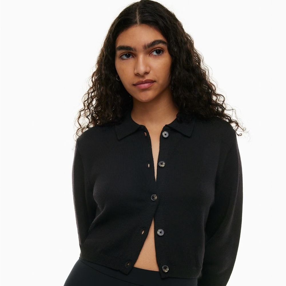 (SOLD) Aritzia Wilfred Merino Wool Next Door Sweater - Picture 1 of 6